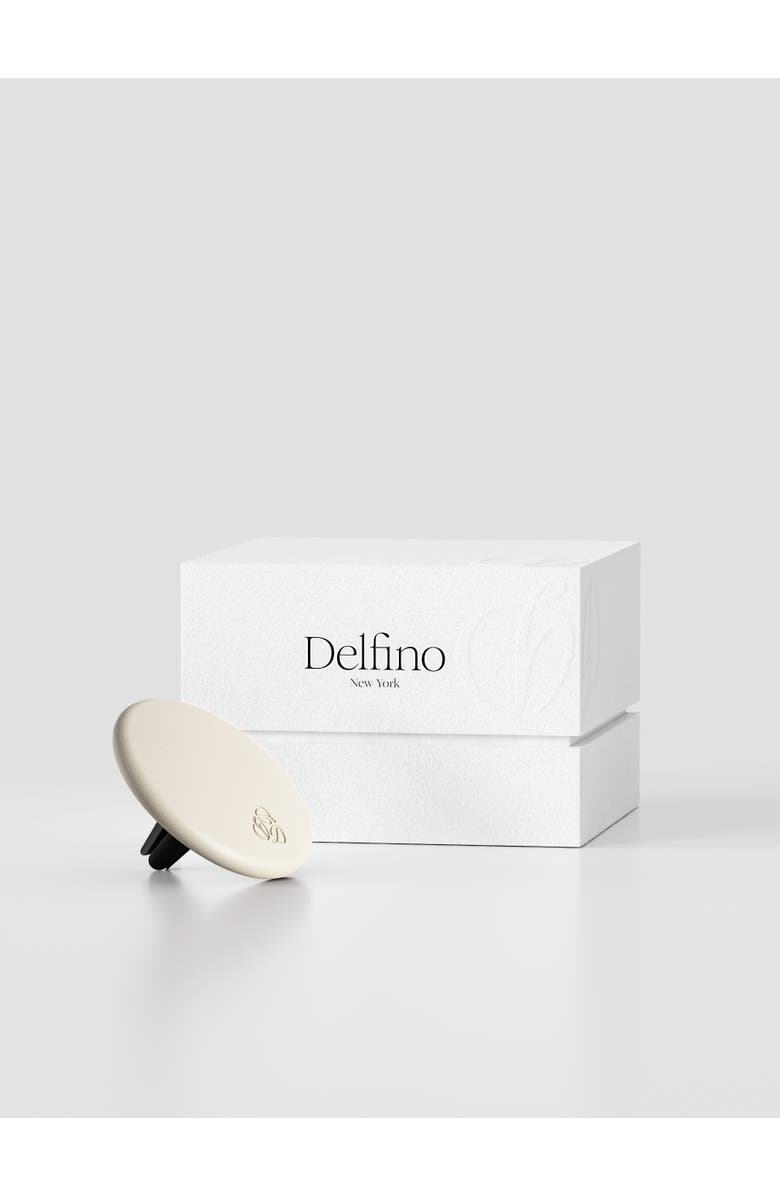 Delfino Freesia Cream Lambskin Car Diffuser and Insert, Alternate, color, Regular