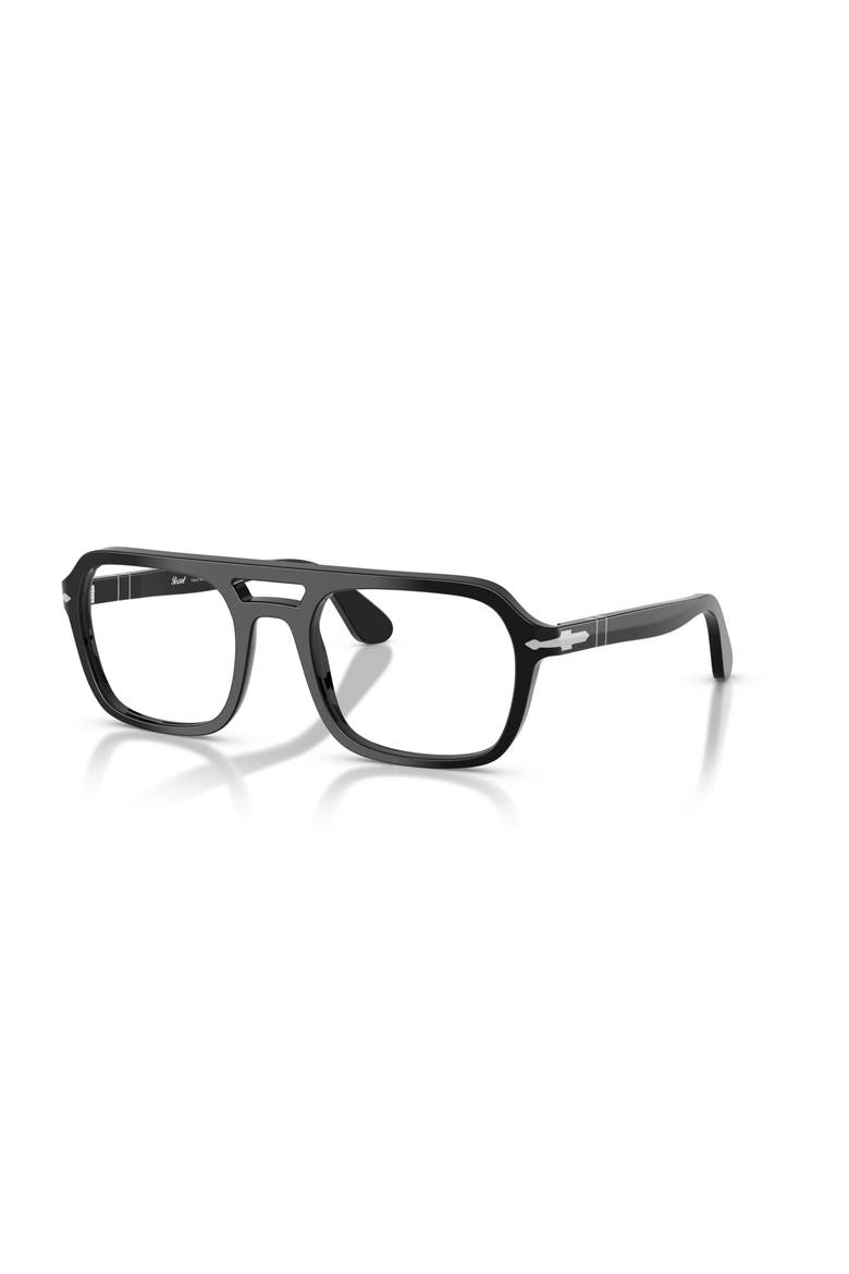 56mm Square optical glasses, Main, color, Black