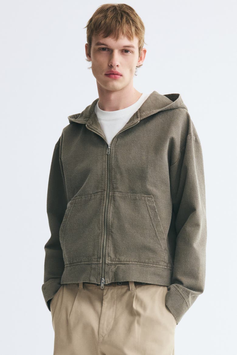 Hooded Overshirt Jacket, Main, color, Beige