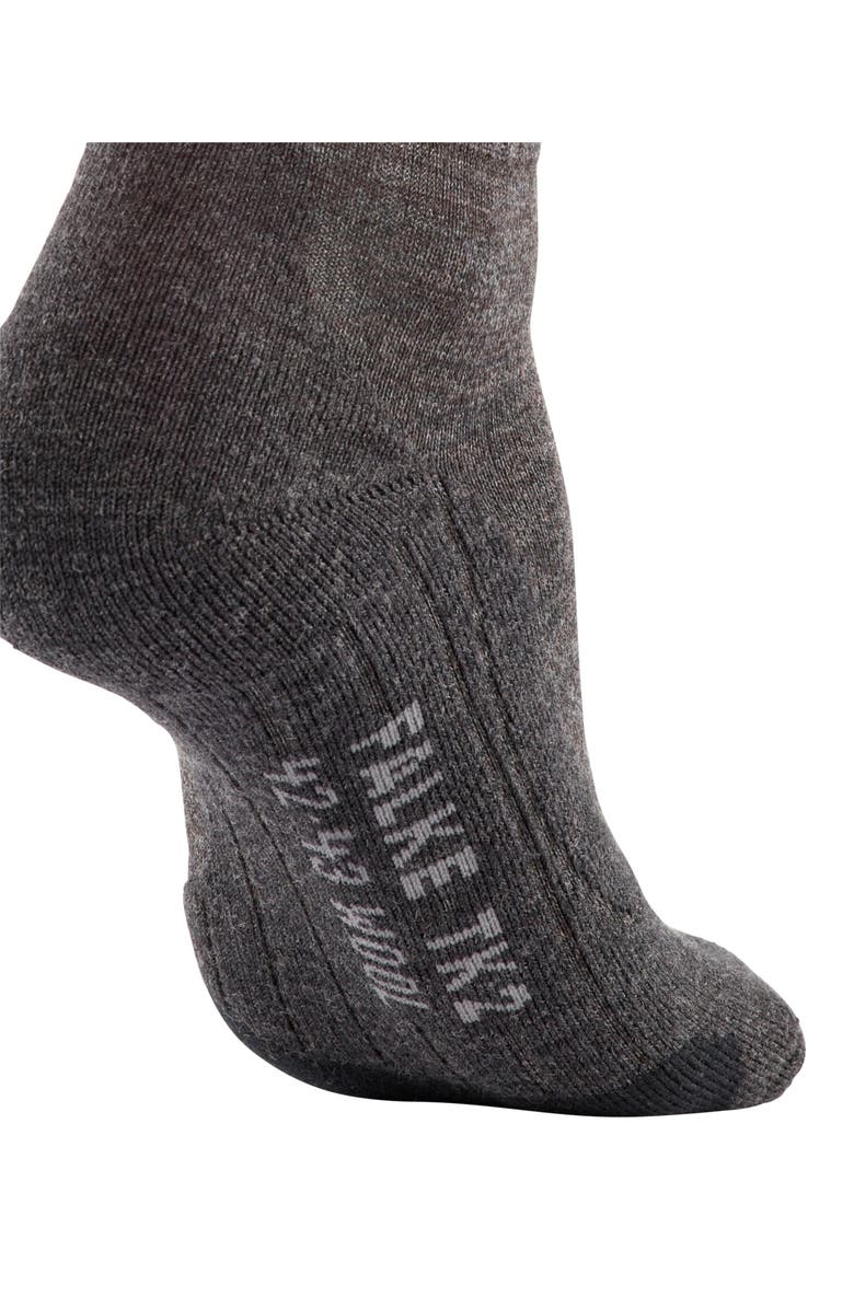 Falke TK2 Explore Wool Short Hiking Socks, Alternate, color, Smog