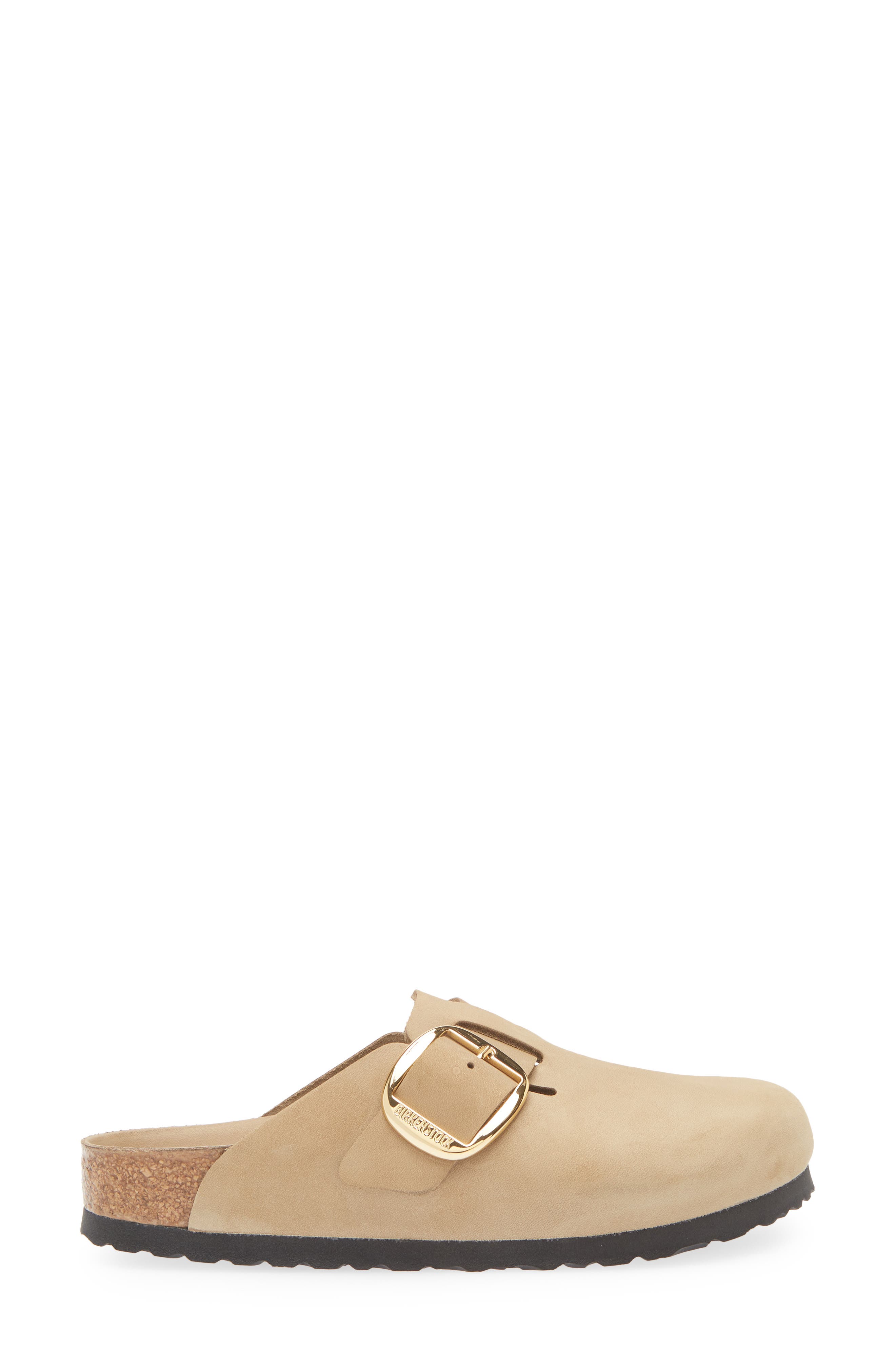 Boston Big Buckle Clog, Alternate, color, TOBACCO BROWN