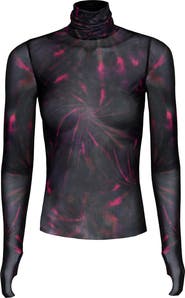 AFRM Zadie Semi Sheer Turtleneck