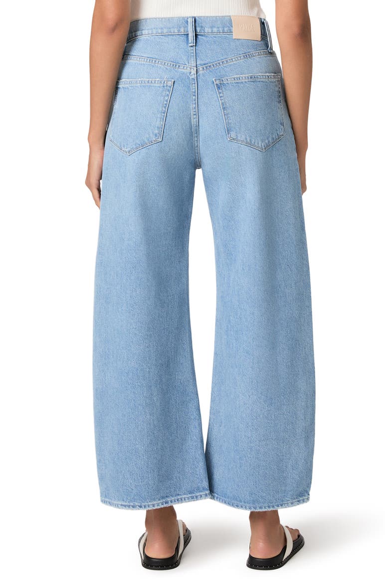 Arella High Waist Wide Leg Ankle Jeans, Alternate, color, FAUVE