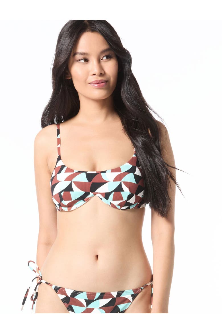 Underwire Bikini Swim Top, Main, color, Multi