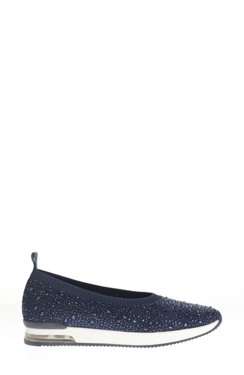 Reaction Kenneth Cole Evaline Slip-on Sneaker In Navy Knit