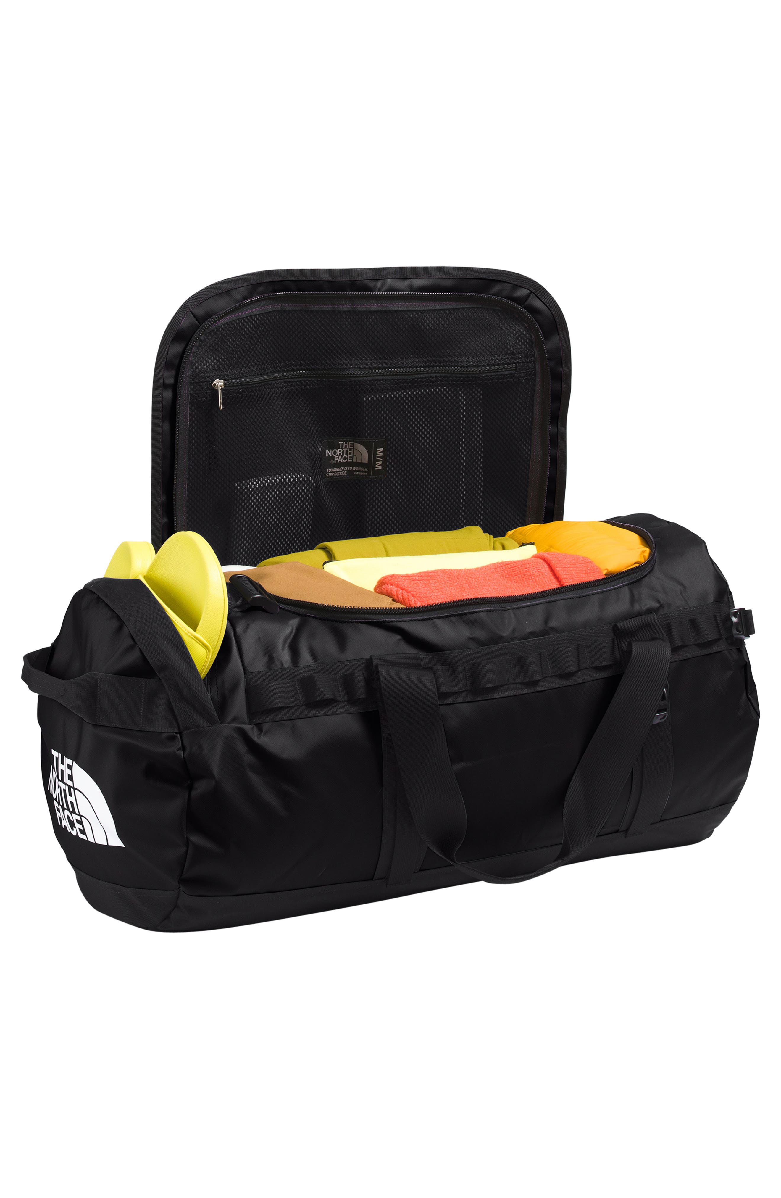 The North Face Base Camp Medium Duffle, Alternate, color, Tnf Black-Tnf White-