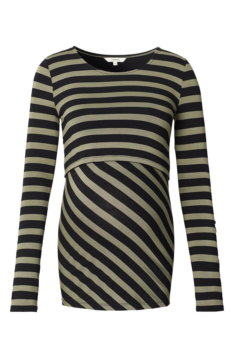 Noppies Harper Long Sleeve Maternity/Nursing Tee, Main, color, 