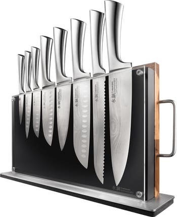 Damashiro<sup>®</sup> BODO 10-Piece Knife Block With Cutting Board