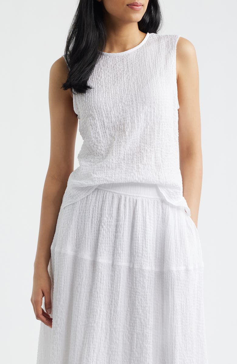 Bernardo Sleeveless Top, Main, color, Bright White