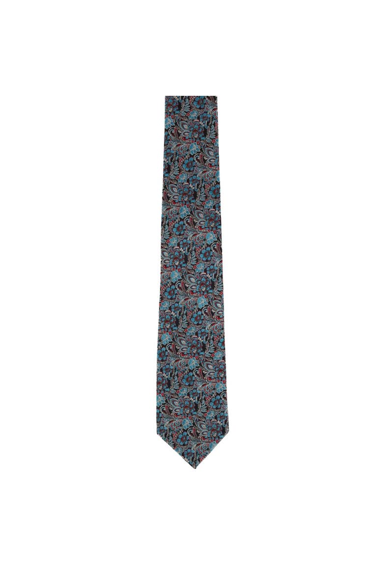 Enzo Exploded Floral Silk Necktie, Alternate, color, Multiple Colors