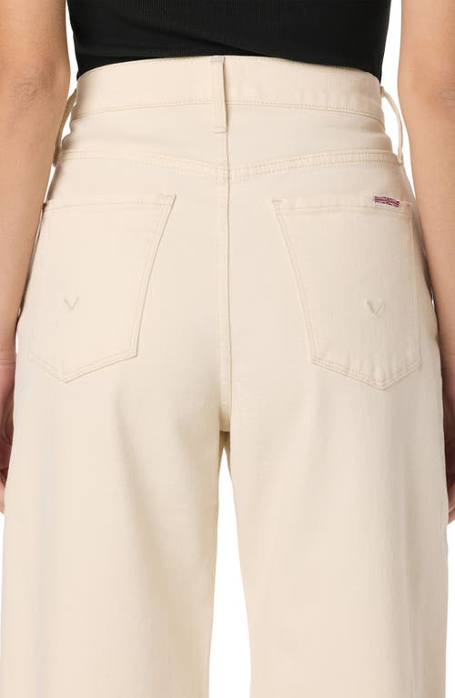 Hudson Jeans Jolene High Waist Wide Leg Jeans In Ecru