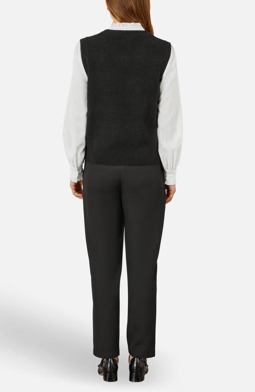 Yumi Tailored Cigarette Pants In Black