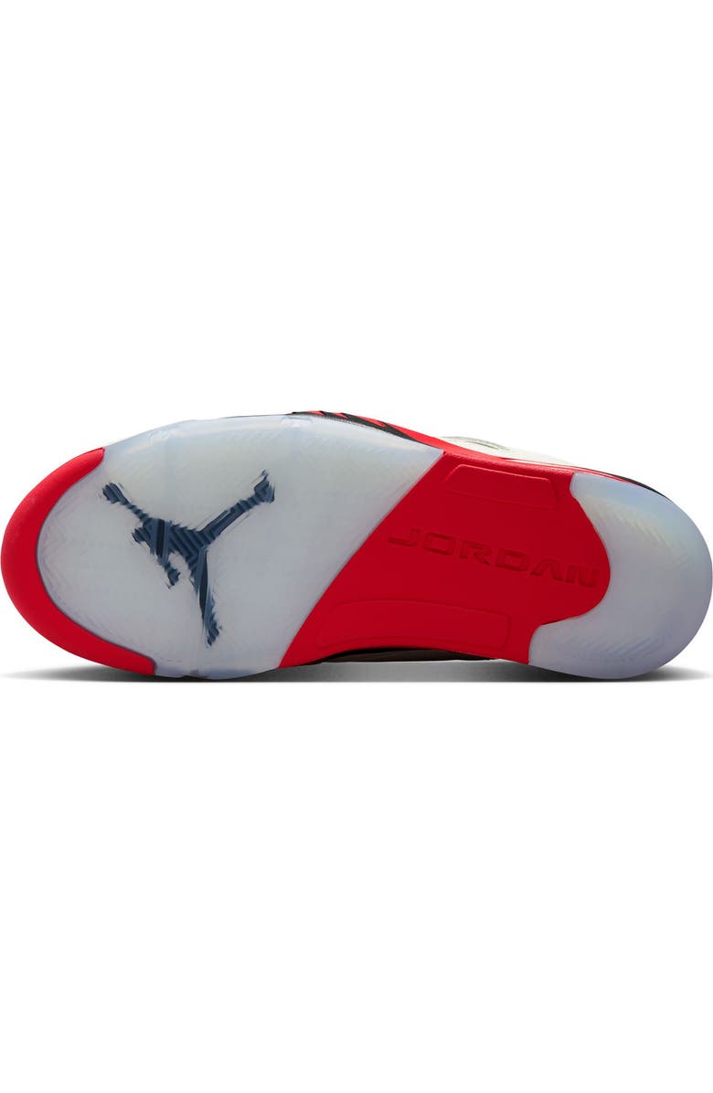 Jordan Sixty Plus Low Basketball Sneaker, Alternate, color, 100 Sail/Fire R