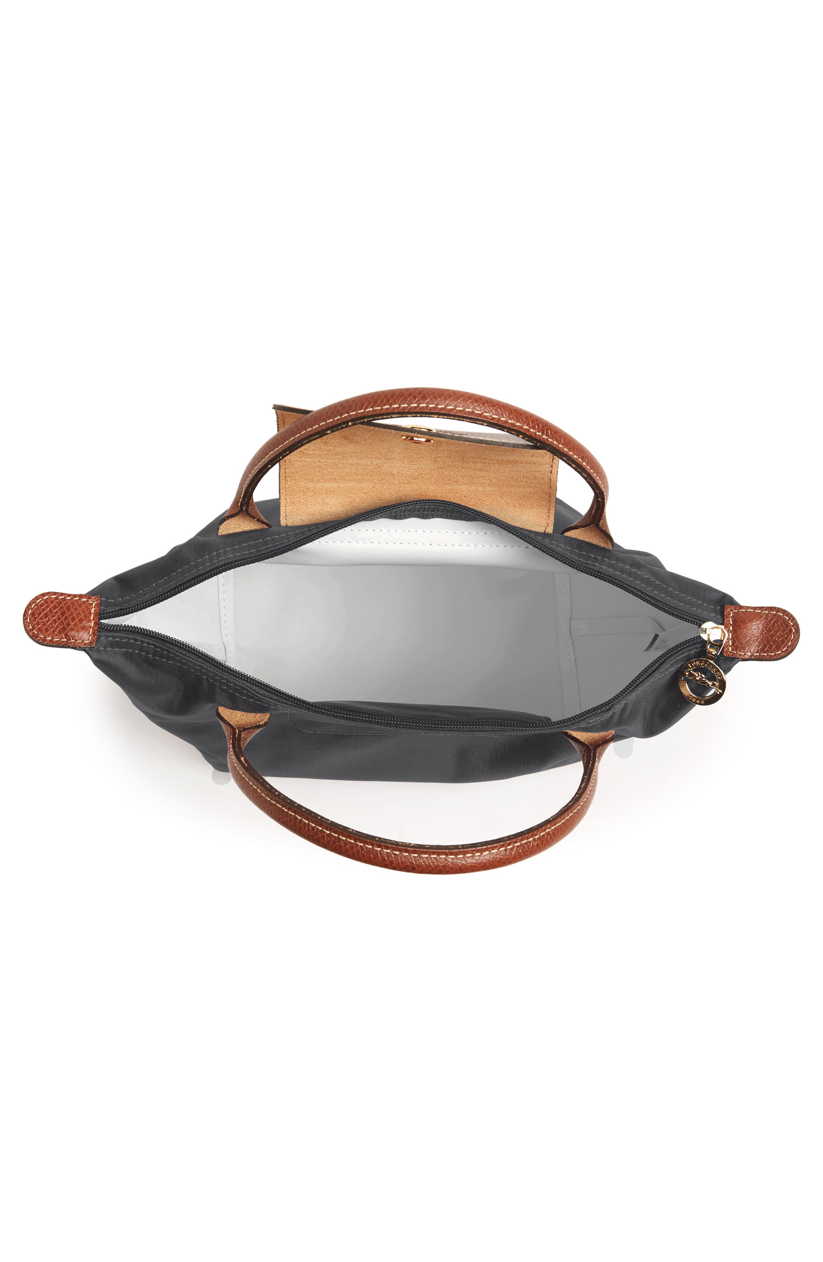 Small Le Pliage Original Top Handle Bag, Alternate, color, BLACK