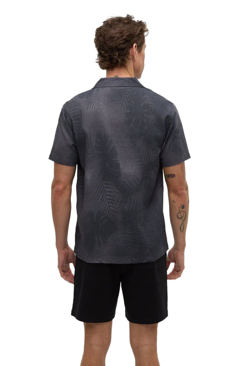 tentree Chambers Shirt, Alternate, color, Meteorite Black/Amazon