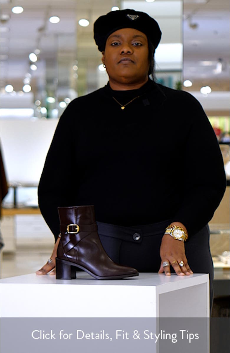 Esme Belted Zip Bootie, sales video thumbnail