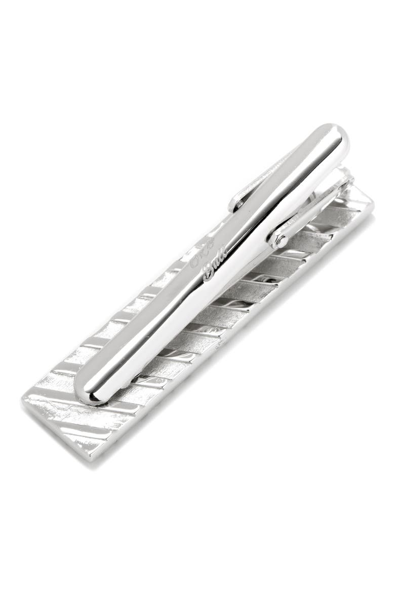 Keyboard Tie Clip, Alternate, color, METALLIC SILVER