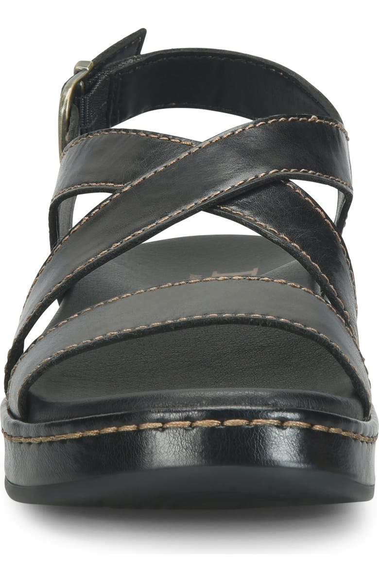 Børn Victoria Slingback Sandal, Alternate, color, Black Leather