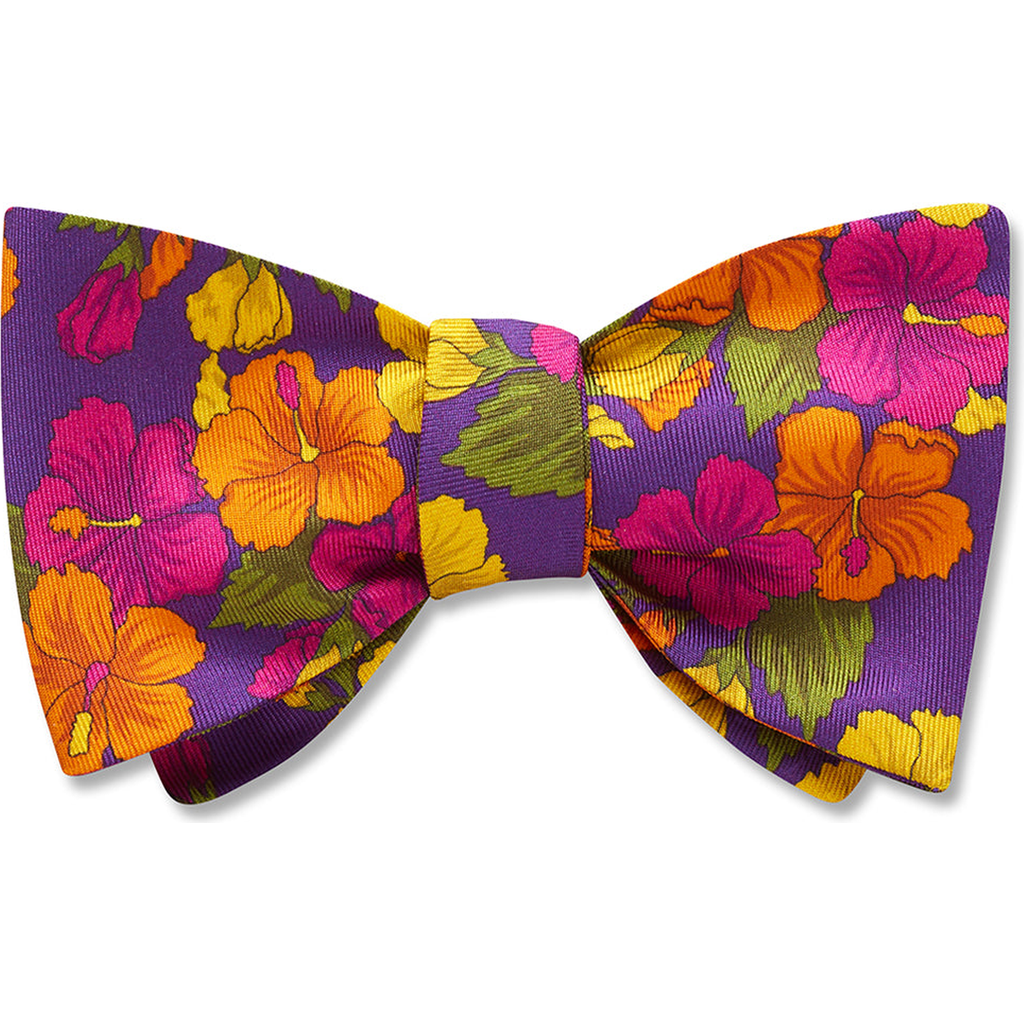 Beau Ties Of Vermont Hibiscus Garden Bow Tie