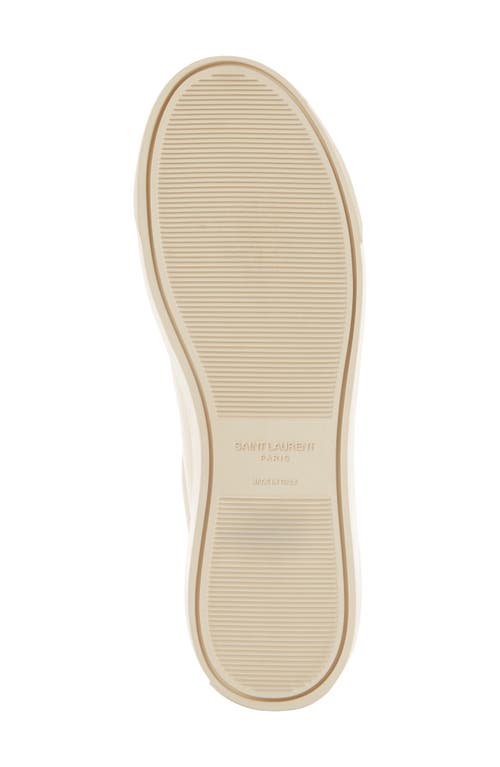 Saint Laurent Andy Low Top Sneaker In Neutral