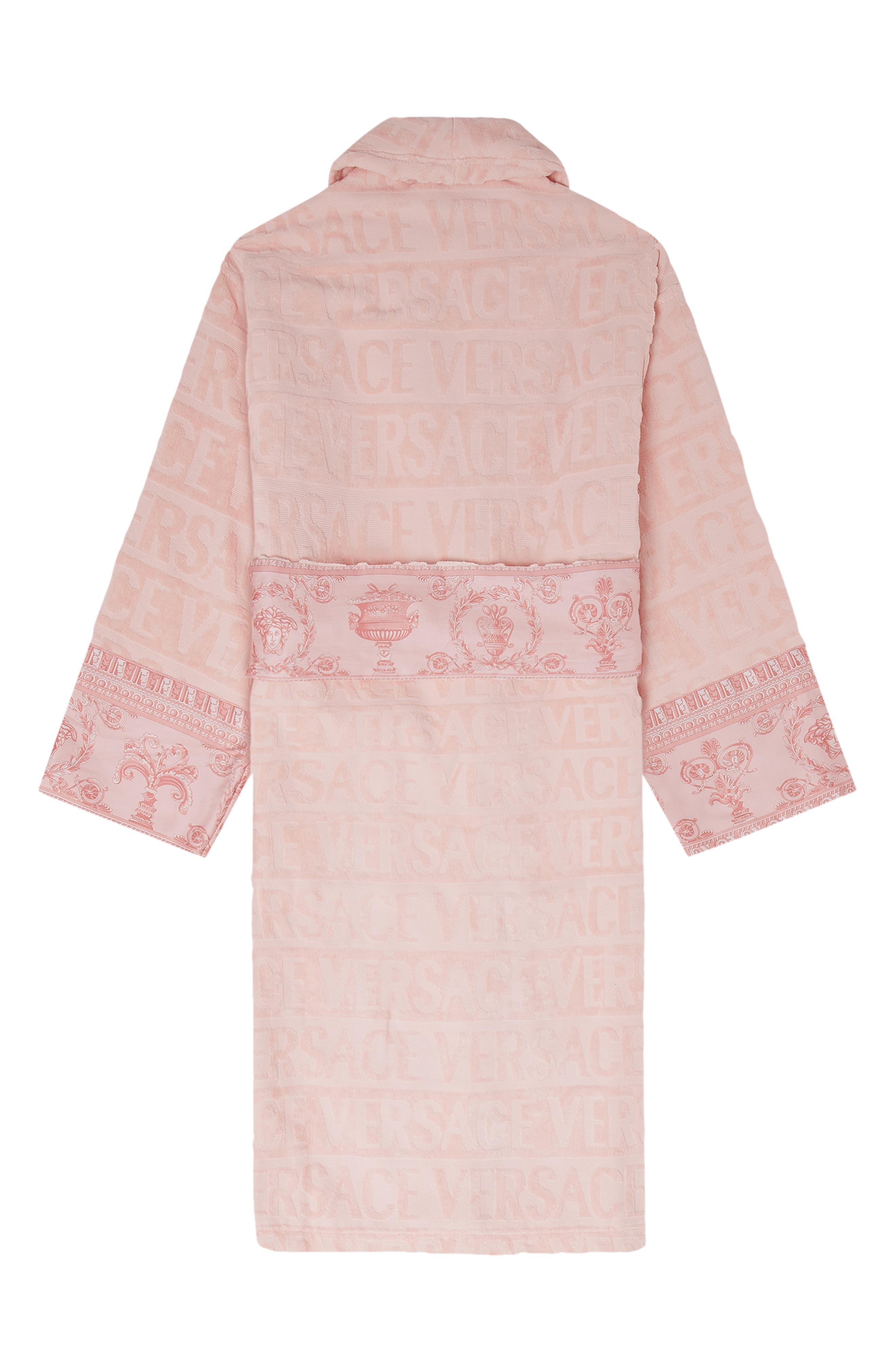 versace dressing gown womens pink Versace I Baroque Kids Bathrobe, Unisex, Pink, S