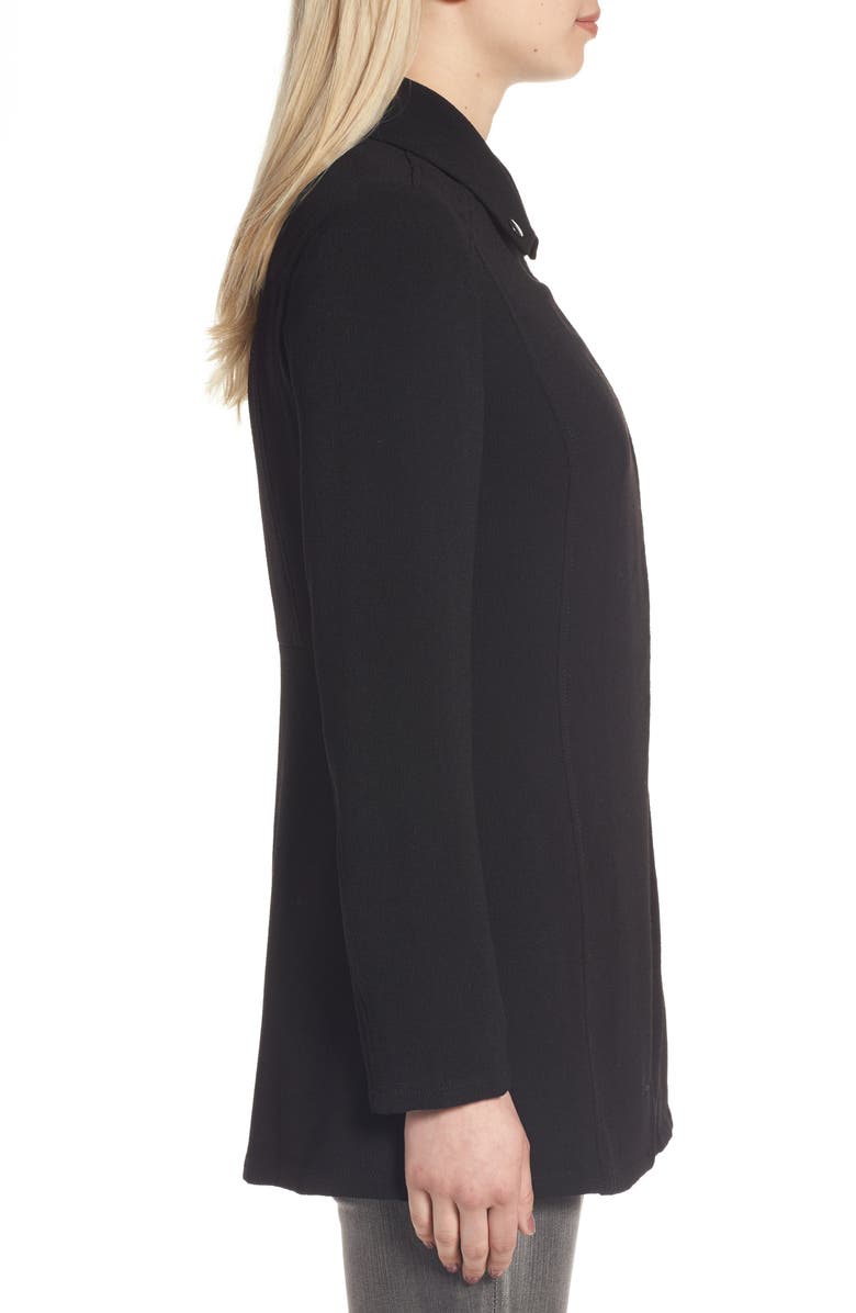 Leith Longline Moto Jacket, Alternate, color, 