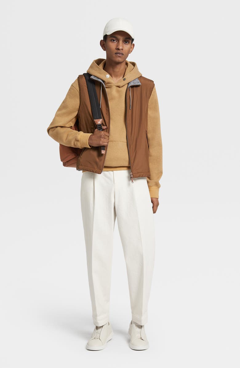 ZEGNA Zephyr Reversible Vest, Alternate, color, Vicuna