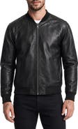 Frye Leather Bomber Jacket