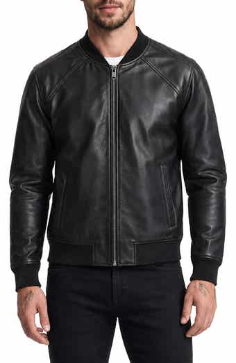 Leather Bomber Jacket