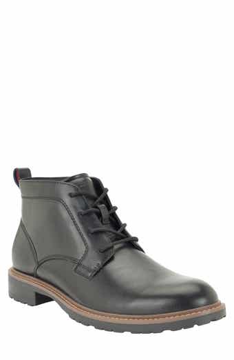Reesh Faux Leather Chukka Boot
