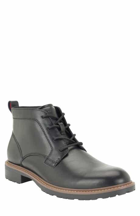 Reesh Faux Leather Chukka Boot
