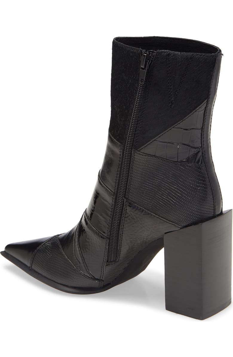 Jeffrey Campbell La-Siren Mixed Media Bootie, Alternate, color,