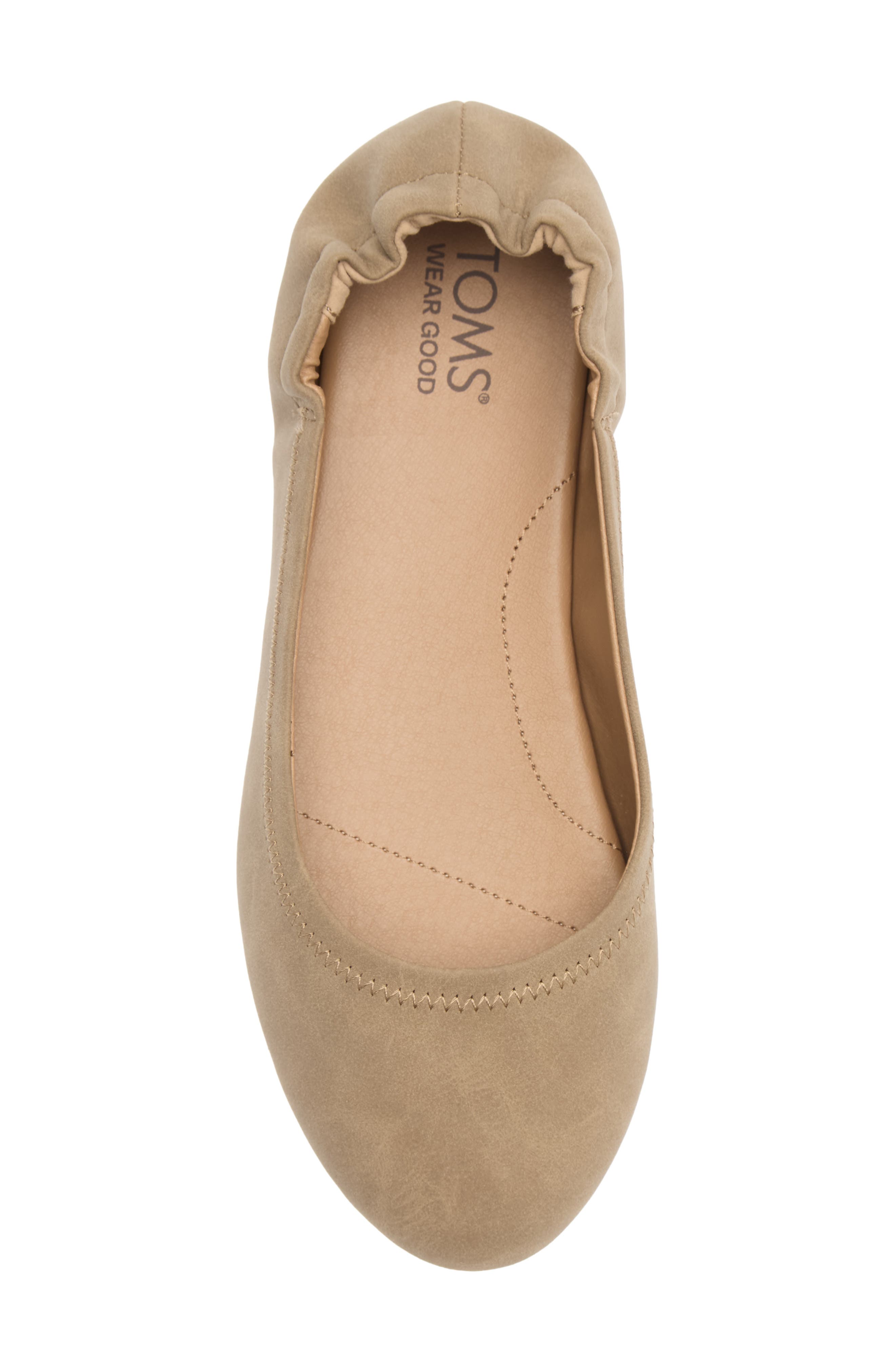 Judith Pointed Toe Ballet Flat, Alternate, color, TAN