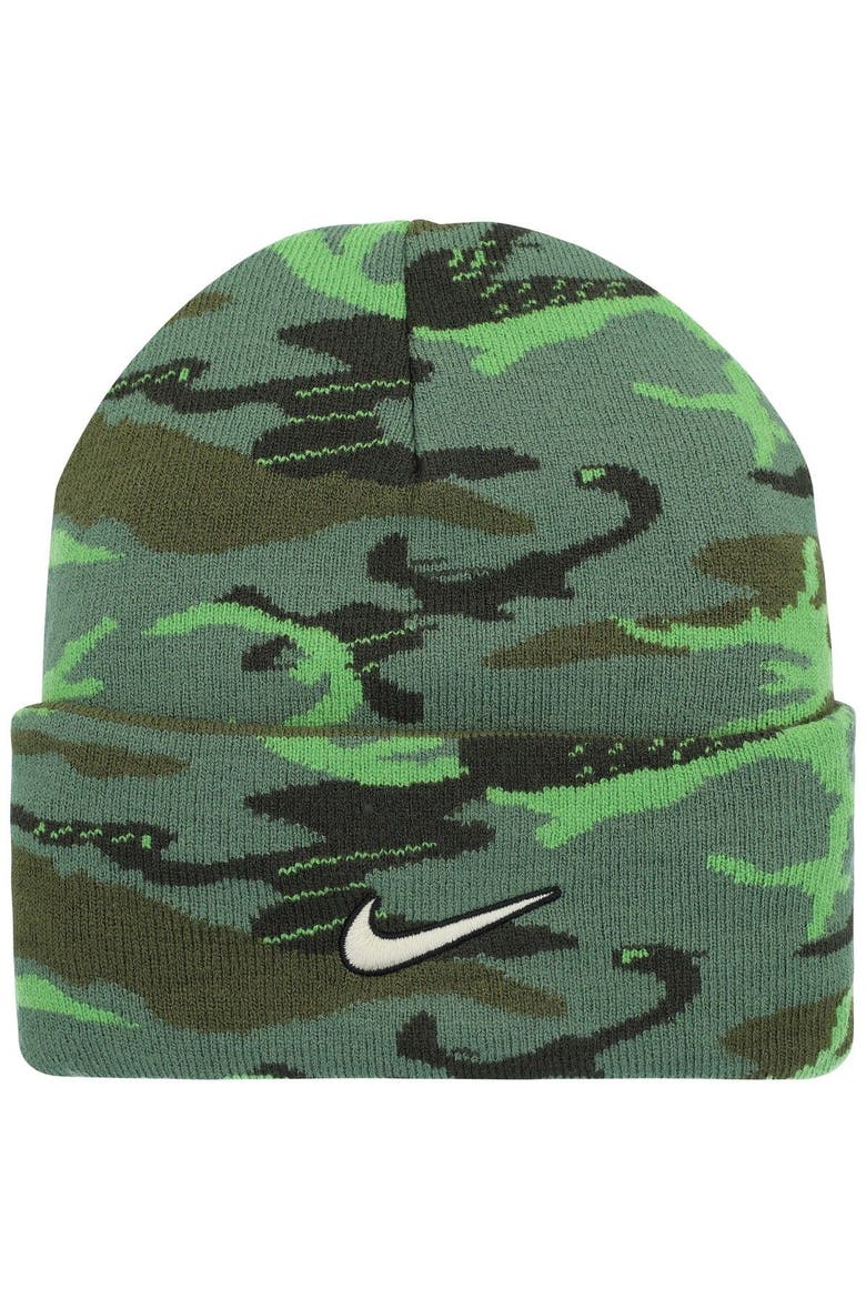 Men's Nike Camo Wake Forest Demon Deacons Veterans Day Cuffed Knit Hat, Alternate, color, Camo