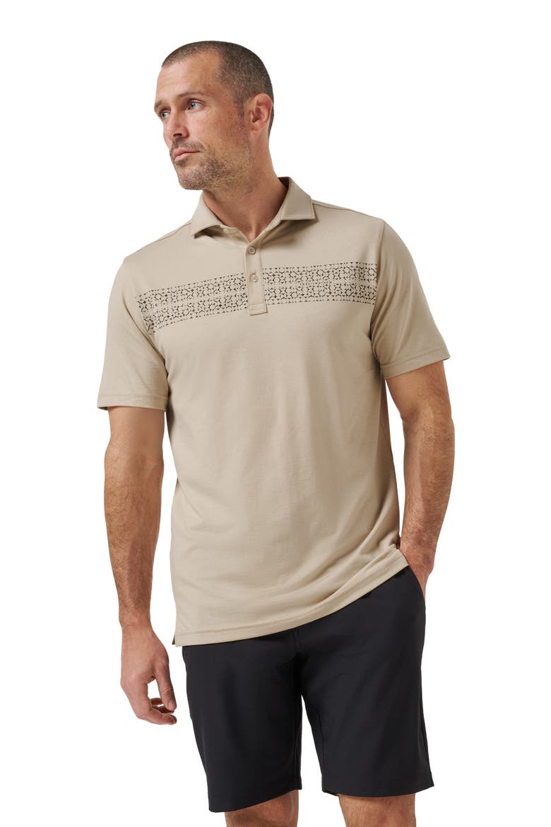 Flower Market Polo, Alternate, color, ISLAND FOSSIL