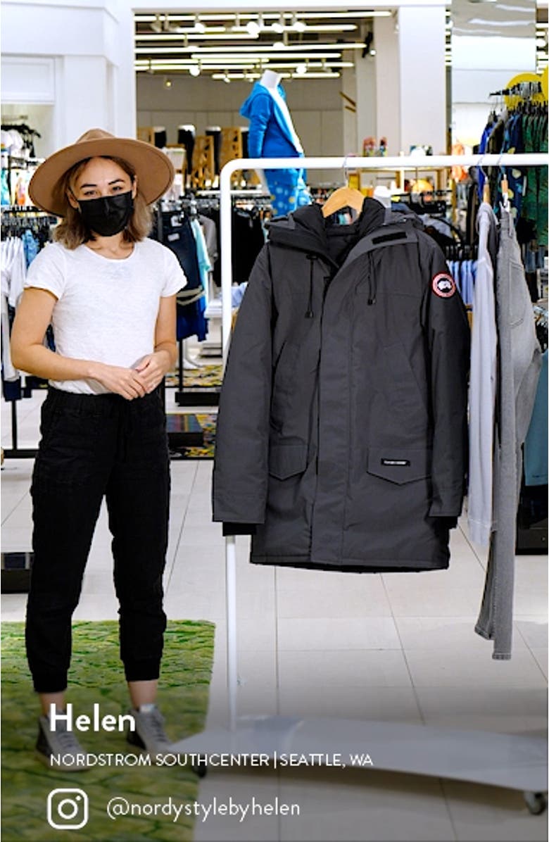 Langford Slim Fit 625 Fill Power Down Hooded Down Parka, sales video thumbnail