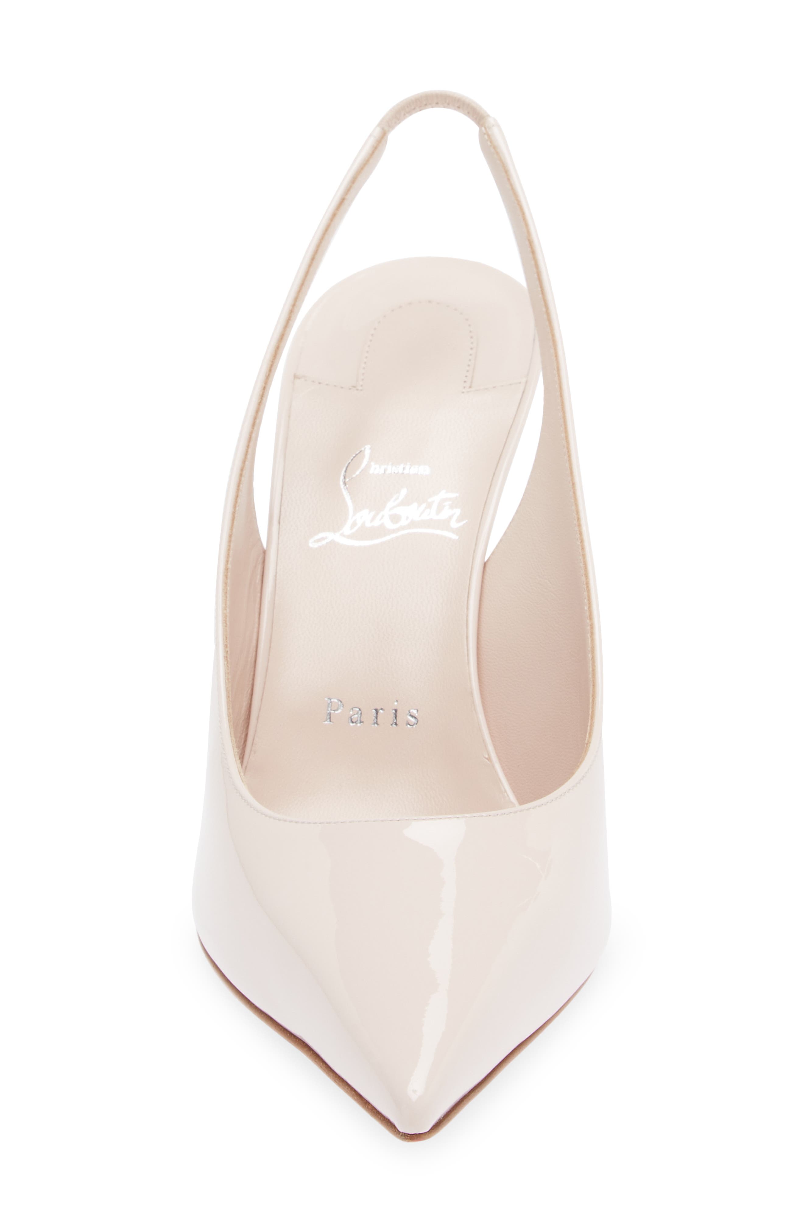 Condora Pointed Toe Slingback Pump, Alternate, color, NATURAL