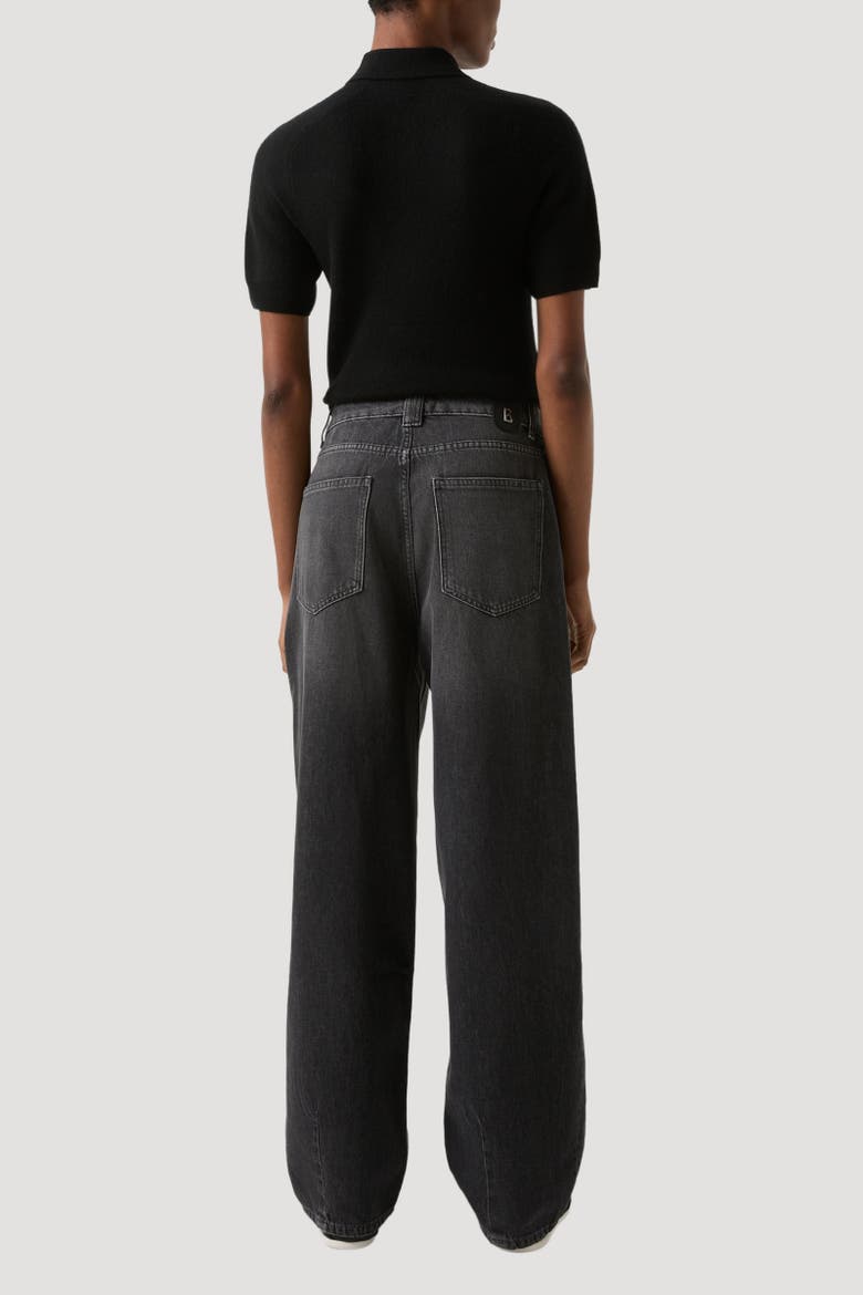 Barrel Fit Jeans Bina, Alternate, color, Dark gray