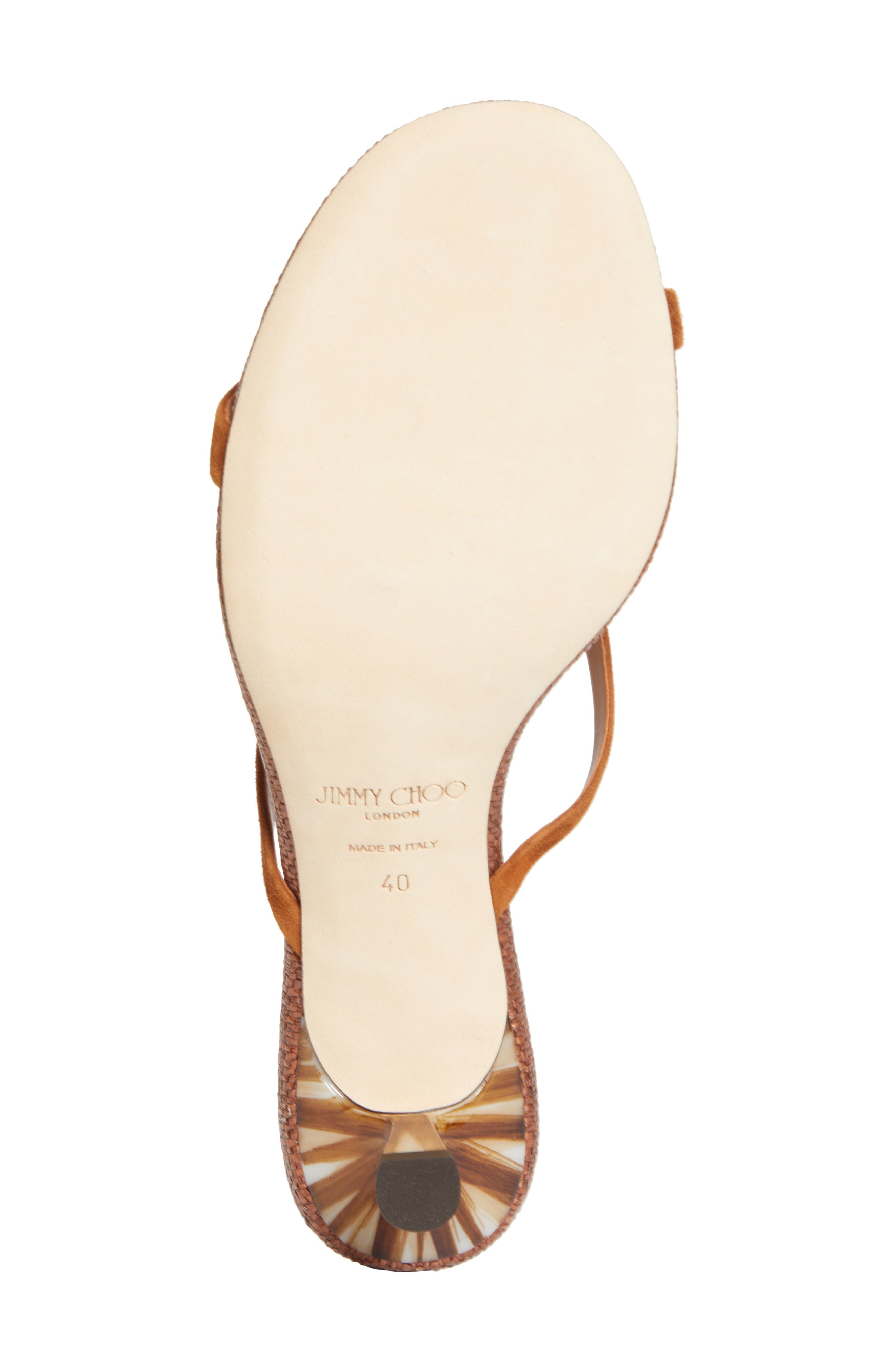 Jimmy Choo Ciela Slide Sandal, Alternate, color, Tan Mix