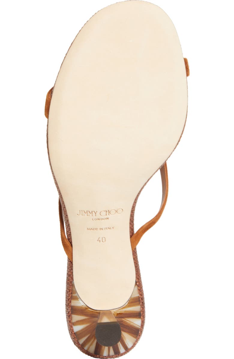 Jimmy Choo Ciela Slide Sandal, Alternate, color, Tan Mix