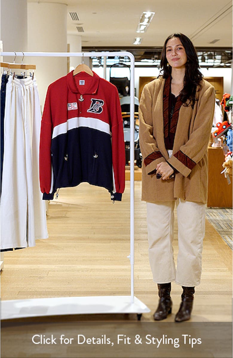 Off Duty A1 Alex Waffle Knit Half Zip Sweatshirt, sales video thumbnail