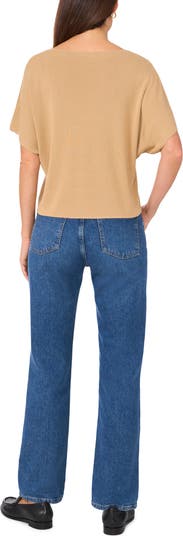 Short Sleeve Crop Sweater