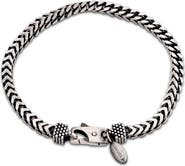SAMUEL B. Sterling Silver Woven Chain Bracelet