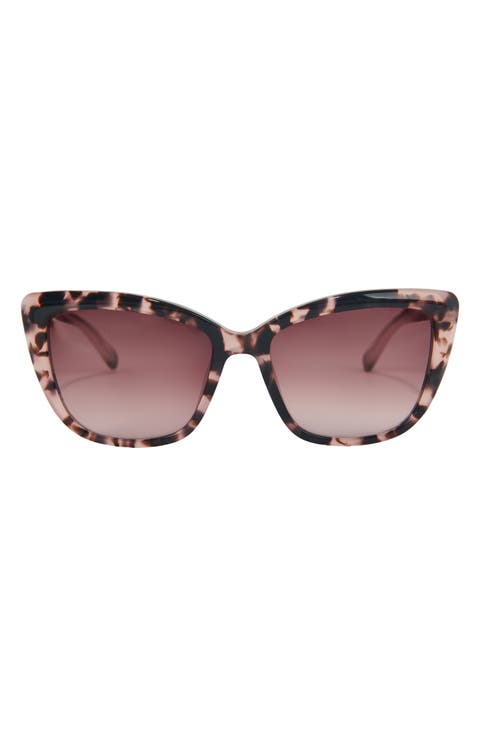 Stud Styler 56mm Gradient Cat Eye Sunglasses
