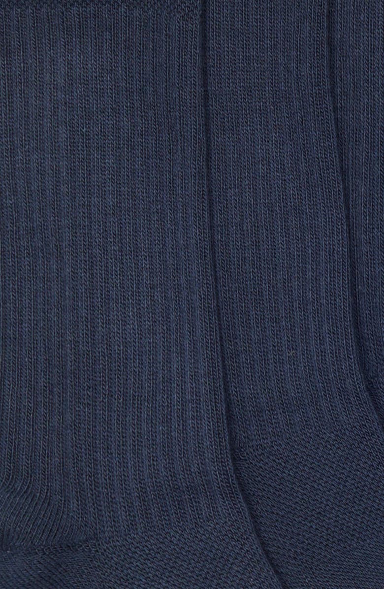 On Kids' 3-Pack Crew Socks, Alternate, color, Navy