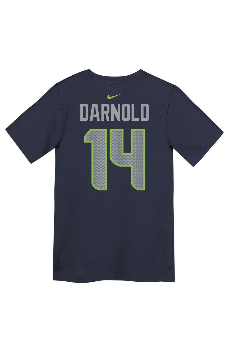 Nike Preschool Nike Sam Darnold College Navy Seattle Seahawks Super Bowl LX Name & Number T-Shirt, Alternate, color, College Navy