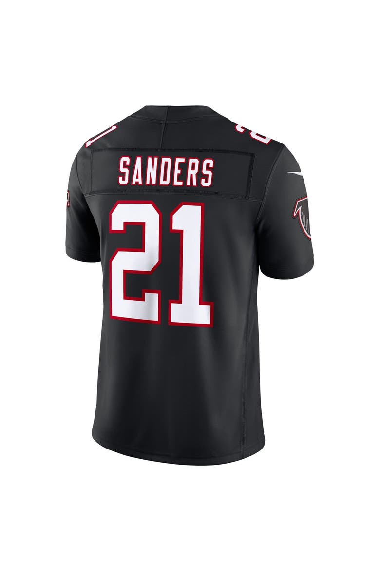 Men's Nike Deion Sanders Black Atlanta Falcons Alternate Throwback Vapor F.U.S.E. Stitched Retired Limited Jersey, Alternate, color, Black