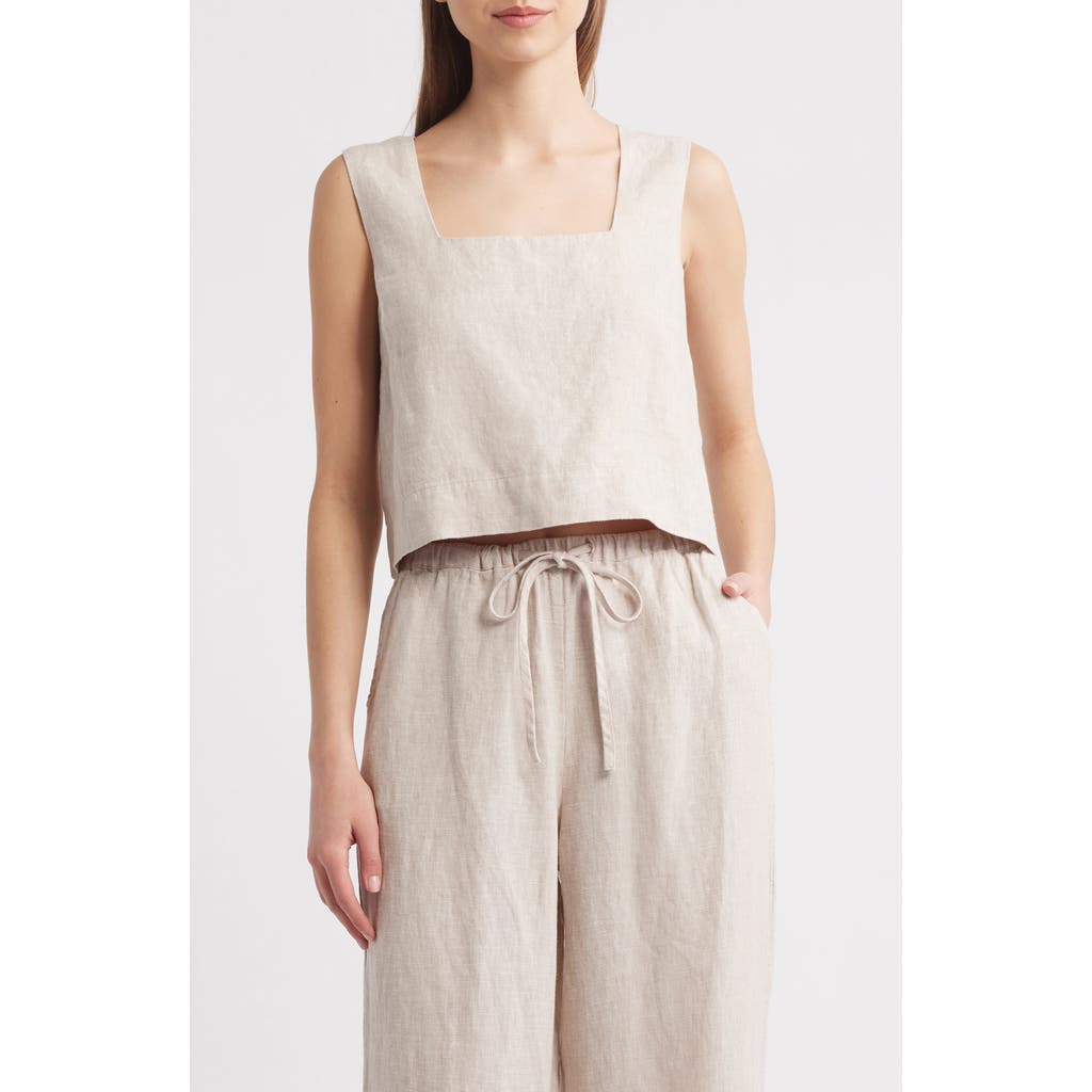 Rails Akira Sleeveless Top In Heathered Flax In Heathered Flax