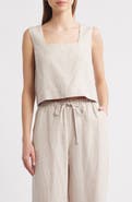 Rails Akira Linen Crop Tank