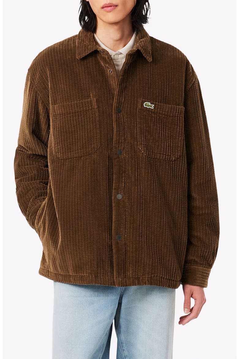 Corduroy Overshirt, Main, color, DPD - MASCARA BROWN